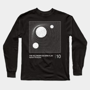 Option Paralysis / Minimalist Graphic Design Tribute Long Sleeve T-Shirt